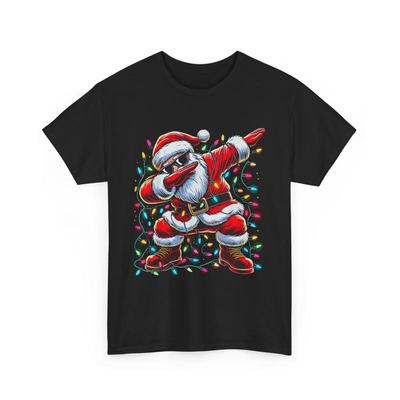 Cool Dabbing Santa Christmas T Shirt Xmas Holiday for Festive
