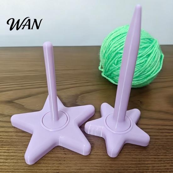 Universal Yarn Spinner 3D Printed Smooth Rotating Holder Cute Star Tangle-Free for Crocheting Knitting Lovers Accessory