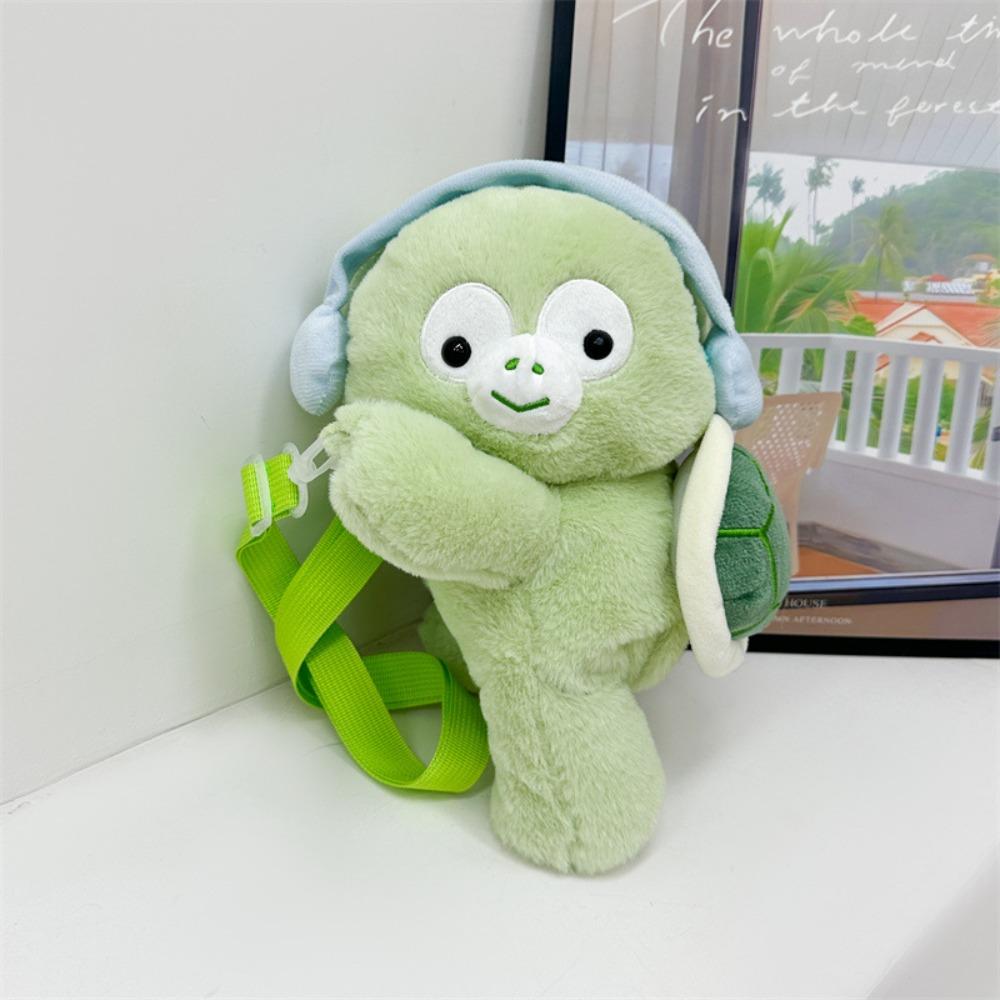 

Soft Capybara Plush Backpack Turtle Toy Shoulder Bag Creative Animal Lamb Crossbody Bag Students Turtle
