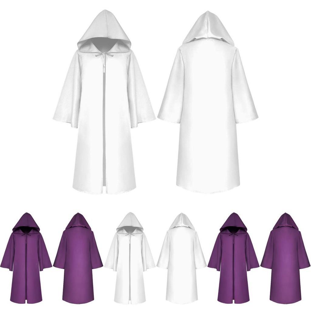 Premium Quality Star Wars Jedi Warrior Hooded Cloak Cape Robe For Cosplay Events