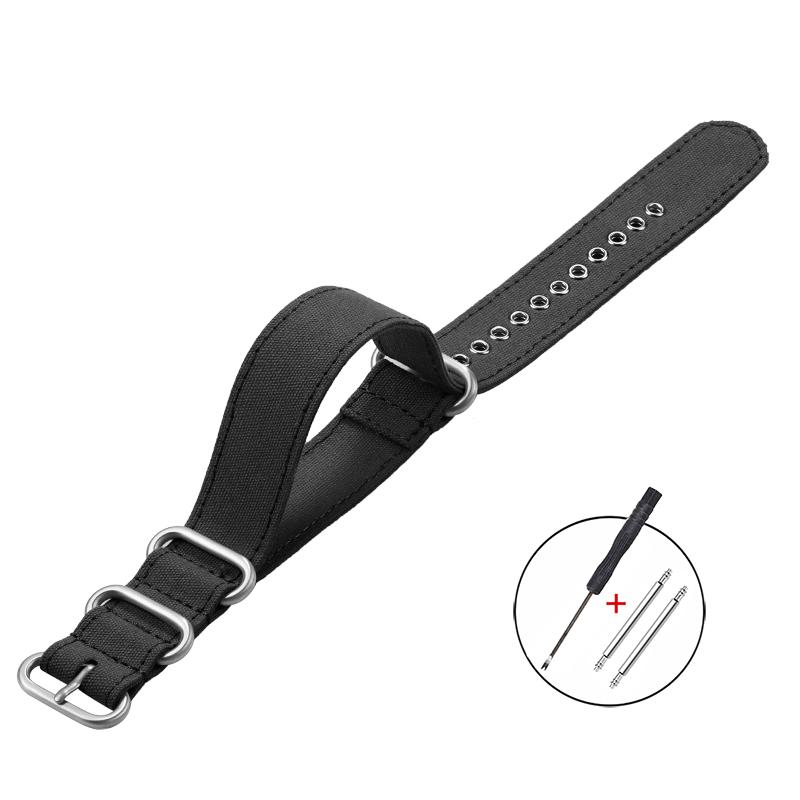 Ballistic Nylon Watchband for Omega Strap 18mm 20mm 22mm 24mm Army Sport Bracelet Belt Accessories Men&women Ring Buckle Bands