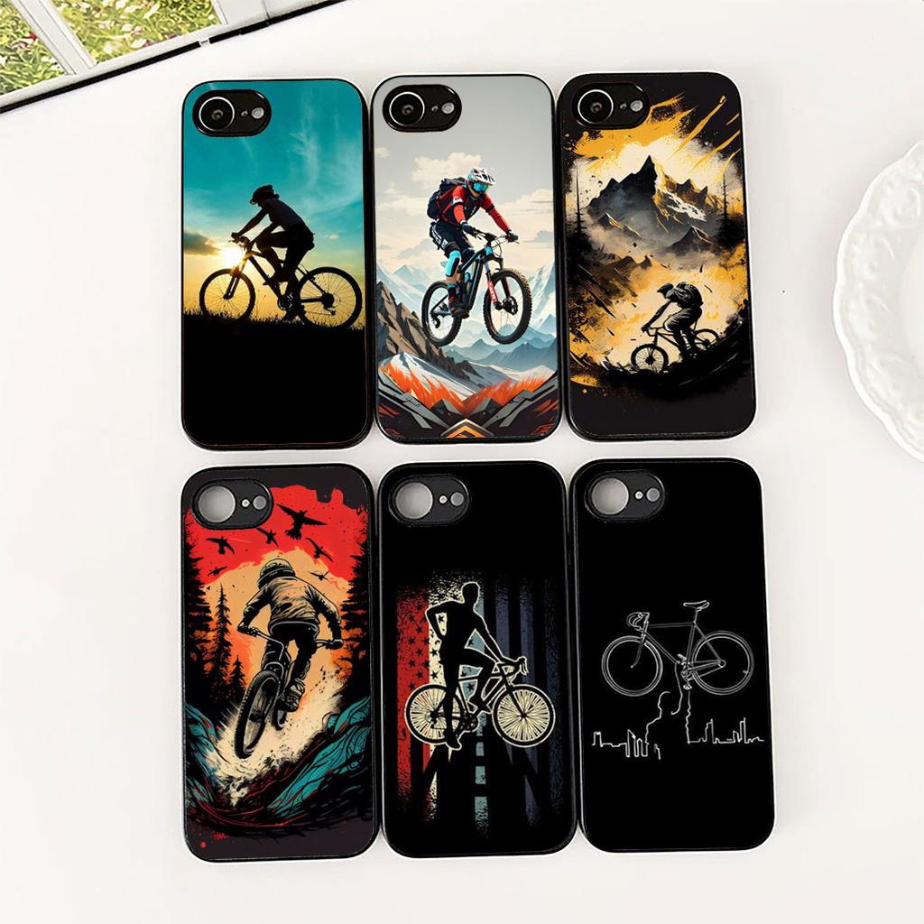 Cover for Motorola Moto G22 G23 G32 G53 G60 G13 G64 G20 G8 G9 Plus Power E13 E20 E32 Phone Case Mountain Bike Car Cycling Art