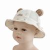 Bear Ear Infant Mesh Hat Cartoon Toddler Bucket Hat Adorable Children Fisherman Hat  Spring Summer