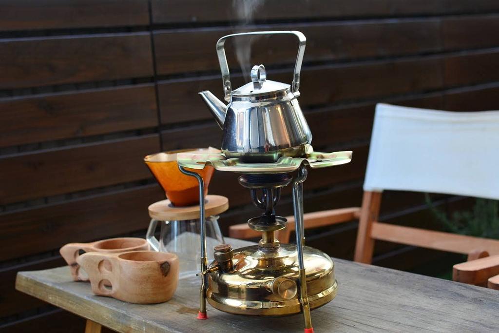 Roost Outdoors Brass Kerosene Stove Kerosene Burner Pressure Stove Single Burner