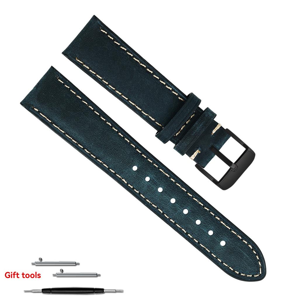 XL Extended Lenght 140+90mm Vintage Watch Strap 22mm 24mm for Panerai SElKO Casio Lengthening and Thickening Men's Watch Band
