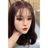 Τυπική περούκα με κεφαλή 100% σιλικόνης Κατάλληλη για σώμα κούκλας σεξ 130-180 cm 2 Μέθοδοι σύνδεσης Παιχνίδια σεξουαλικά Παιχνίδια Μανεκέν Κεφαλές σιλικόνης GJ059