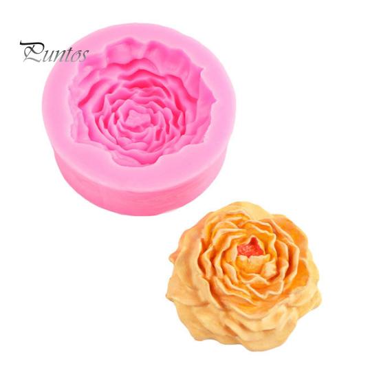 Silicone Flower Mold Chocolate Cake Ice Cubes Food Grade Reusable Non-Stick Floral Pastry Mold Kitchen Baking Gadgets