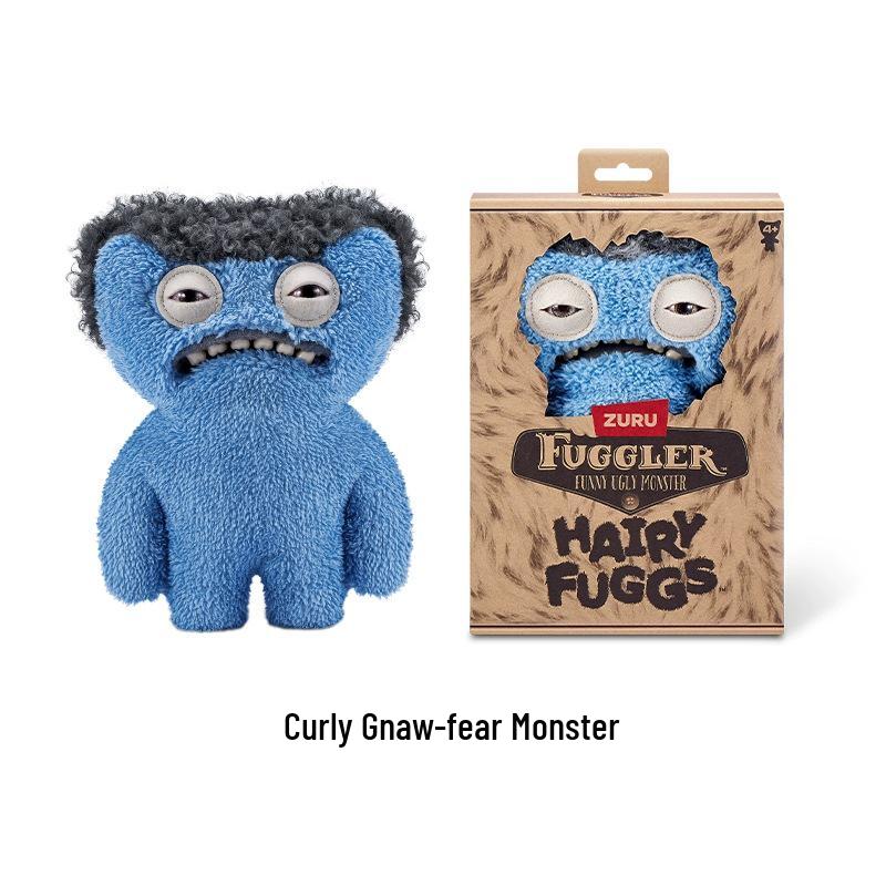 

Оригінальний плюшевий брелок Fuggler Монстр з великими зубами для прорізування зубів - Потворний милий іграшковий брелок зі скарбом у вигляді зуба Genuine