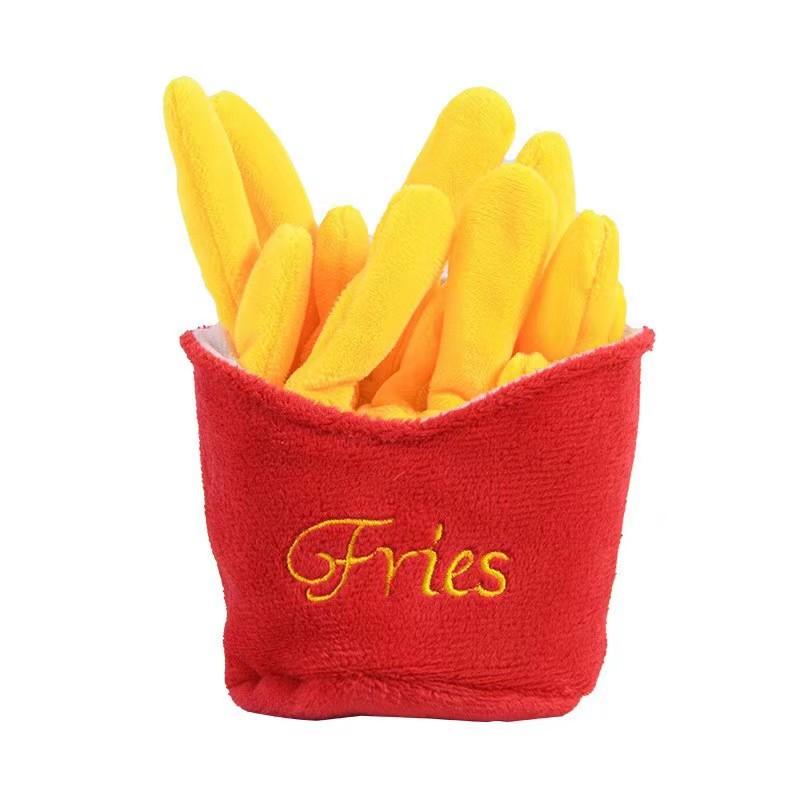 

French Fries+hamburger Combo Pet Plush Toy 2026