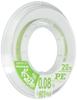 Power Genis Vigor PE Line for Ayu Underwater Uguisu Green X-Braid (Sweetfish) Fishing, 20m, 0.08,