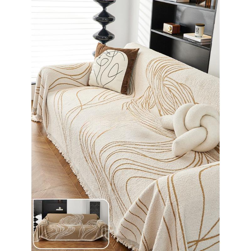 Ręcznik na pokrowiec na sofę z szenili All-Inclusive Uniwersalny Odporny na zarysowania Cztery pory roku Uniwersalny Pokrowiec na poduszkę sofy Antypoślizgowy