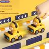 Douyin Style Cute Animal Toy Car - Durable, Press-Powered, Sliding Design for Parent-Child Interaction - Cartoon Gift for Boys & Girls