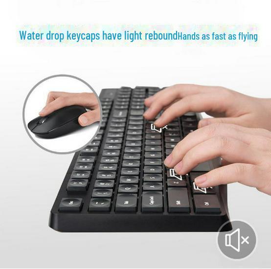 HP CS10 Wireless Keyboard & Mouse Set for Office and Home Use