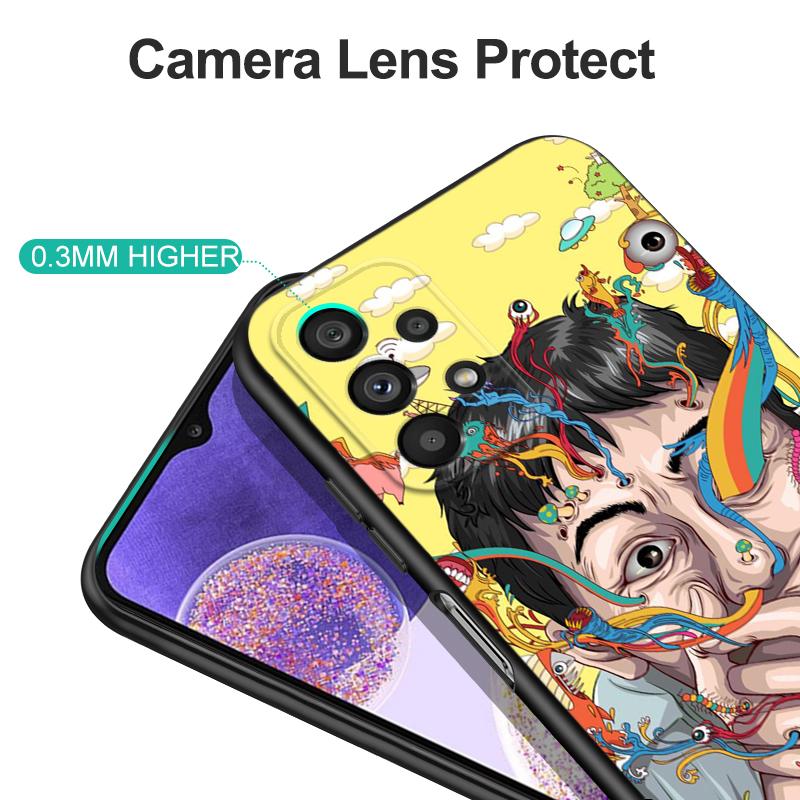 Black Tpu Case For Motorola Moto G52 G42 G60 4G G60S G71 G9 Play Plus Power One 5G Ace Shintaro Kago Horror Cartoon