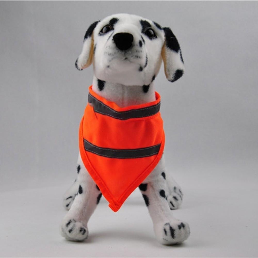Drool Towel Dog Safety Scarf Triangle Reflective Puppy Visibility Bib Protective Breathable Pet Fluorescent Clothes Running