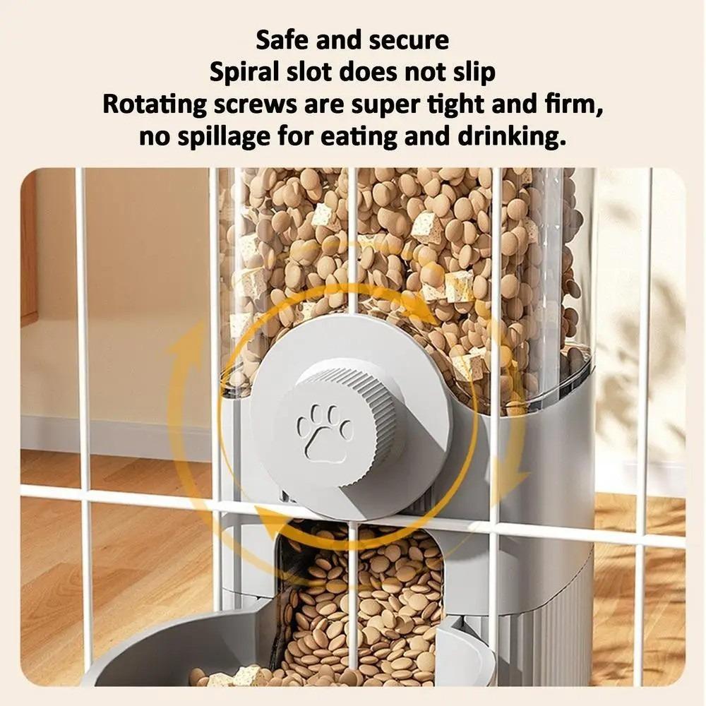 Hanging Pet Food Bowl Cage Feeder/Water Dispener, Leakproof Easy To Clean Sturdy Pet Feeding Supplies, For Pet Daily Feeding