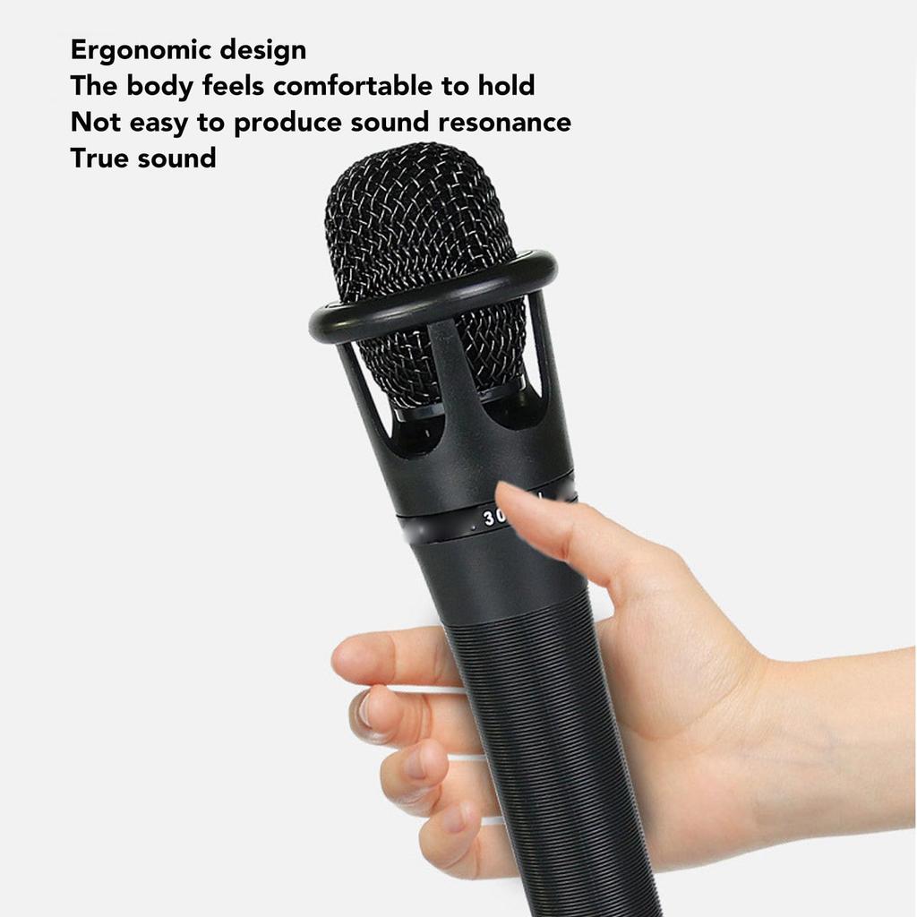Acogedor Wired Microphone 3.5mm 3-Pin XLR Handheld Condenser Vocal Dynamic Cardioid