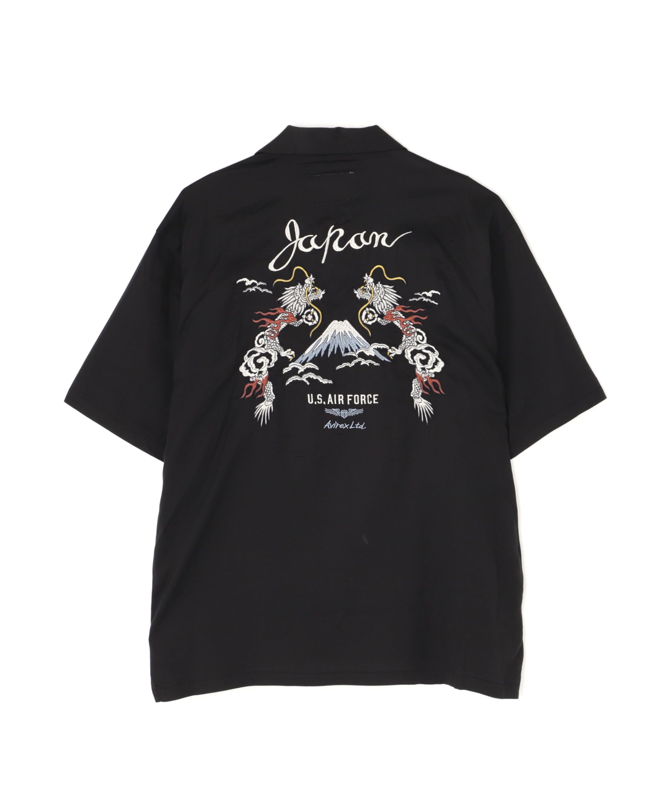 

Avirex Double Dragon Souvenir Short Sleeve Size Shirt, Men s Shirt, L, Black, 783-5123013