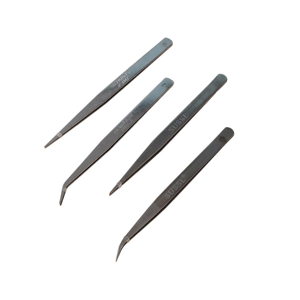 High-Precision Stainless Steel Elbow Tweezers for Sewing Machines