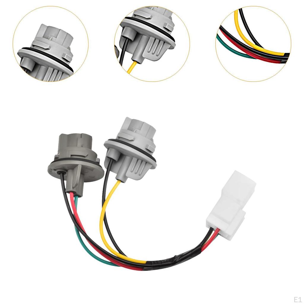 Tail Lights Socket Wiring Harness Lamp Portable Professional Rear Light Cable for 2014,