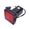 2" Haagikonksu vastuvõtja kate 12 LED punane pidurituli stopplamp torukate koos tihvtiga
