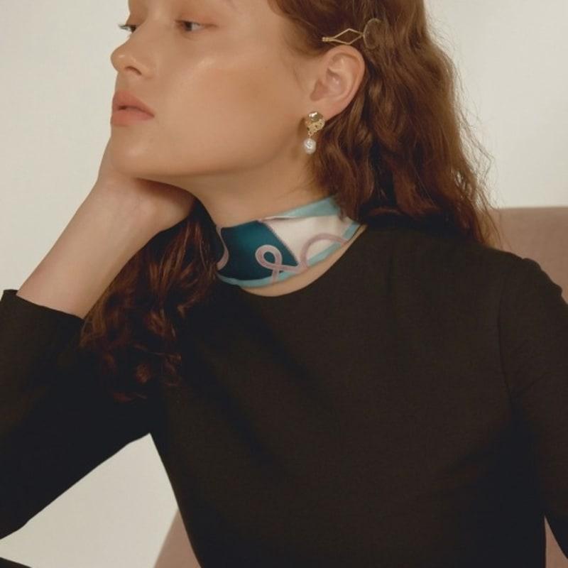 Saint Luxure Rhythm Twilly Bag Scarf SL19FSTLM