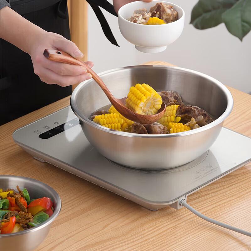 CHAHUA 304 Stainless Steel Soup Basin