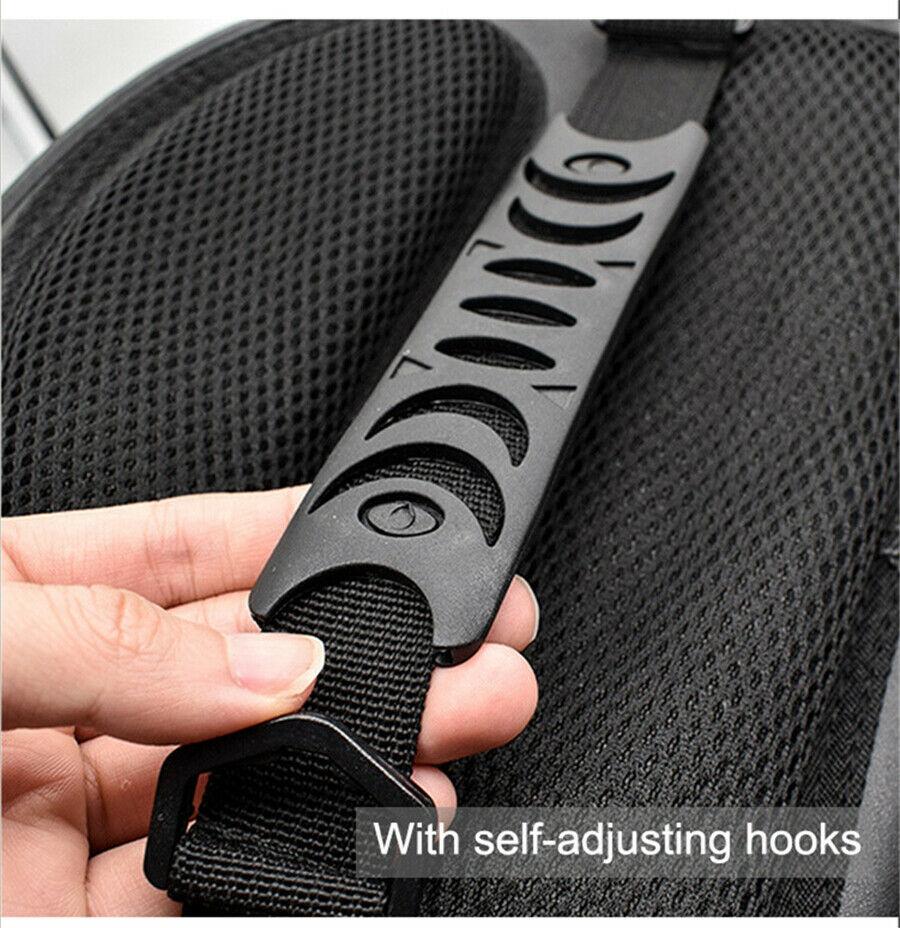 Motorcycle Bike Cycling Rear Seat Bag Multiple Pocket Tool Storage Shoulder Pack