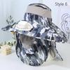 Solar Charging Solar Fan Hat Wide Brim Bucket Hat Portable Summer Cooler Cap  Sun Protection