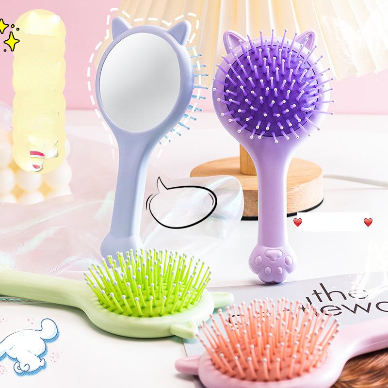 Cute Air Cushion Small Comb Ladies Airbag Comb Long Hair Portable Comb Home Children And Girls Anti-static Massage Comb