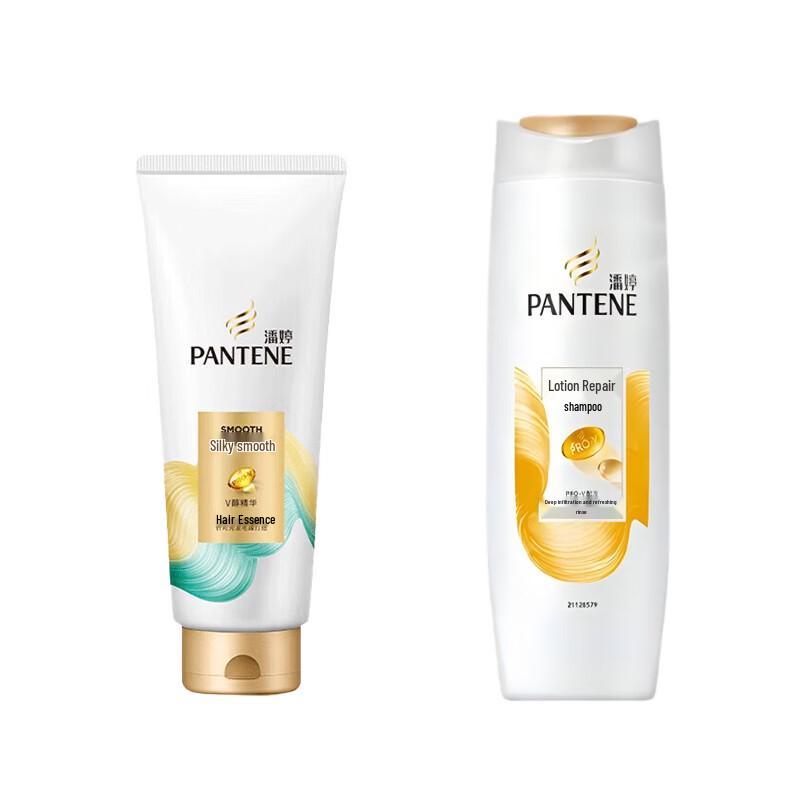 Pantene PRO-V Lotion Repair Shampoo & Silky Smooth Conditioner Set