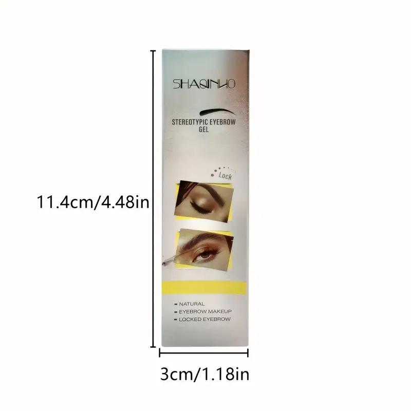 3D Eyebrow Gel Clear, Long-Lasting, Waterproof Eyebrow Glue for Natural, Wild Eyebrows Shaping Styling Gel
