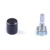 5Pcs 360 Degree Rotary Encoder Code Switch Digital Potentiometer with Push Button 5 Pins and Knob Cap for Arduino (Pack of 5) CYT1100