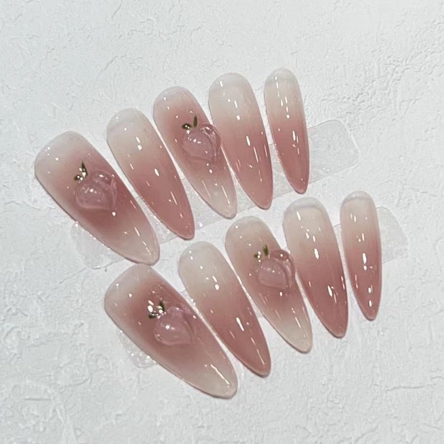 

Ношение брони Ручная работа Высококлассный Нежный темперамент Накладные ногти Съемный Нейл-арт small S