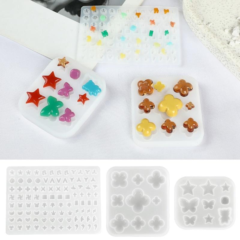 Fashionable Earring Sturdy Silicone Mould Set Accessory Portable for Stylish Jewelry Making Resin Casting Set