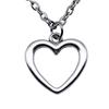 Peach Heart Love Letter Tags Pendant Antique Bronze Silver Metal Boys Collar Necklace Best Seller Gift