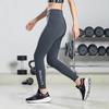 Li Ning Training Series Solid Color Yoga Stretch Fitness Pants Women Pants Gray AULR184-2