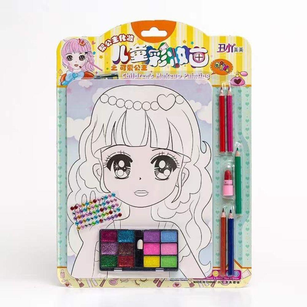 Makeup Toys Doodle Cosmetic Toys Makeup Painting Set DIY Graffiti Drawing Toys Makeup Painting Toy