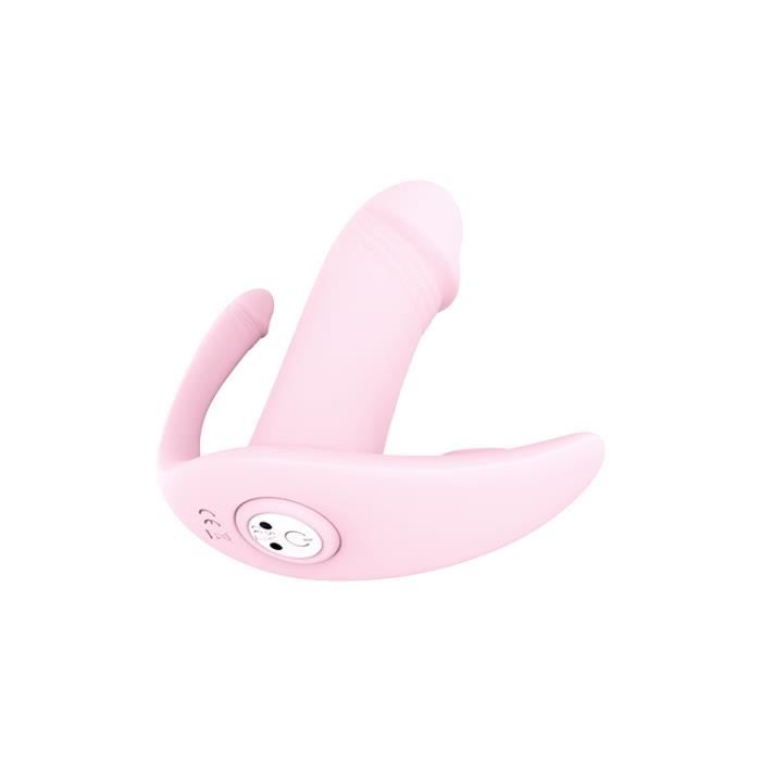 Vibrator - Dream Toys - Tri-Playur - Pink - Wireless Remote Control - 9 Vibration Modes