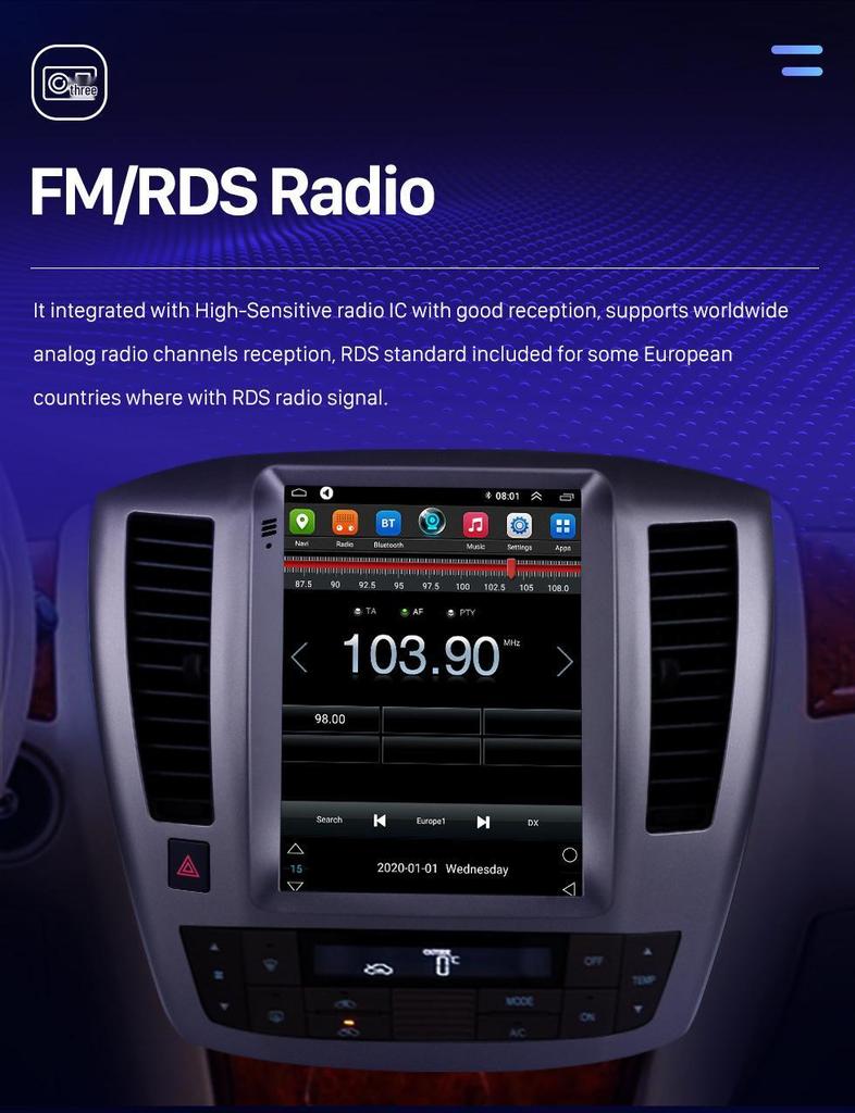 2006-2008 Buick LaCrosse Wireless CarPlay Android Navigation Radio DVD