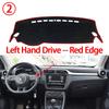 Car Dashboard Cover Avoid Light Pad Instrument Panel Mat Case Carpets for MG ZS ZX ZST Astor 2017 2018 2019 2020 2021 2022 Hga6
