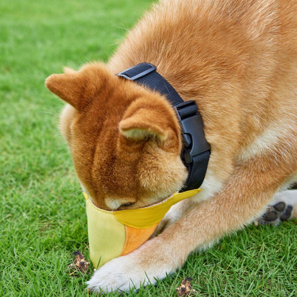 Adjustable Printed Dog Muzzle Breathable Loop Dog Mouth Durable Pet Canvas Mask For Pet