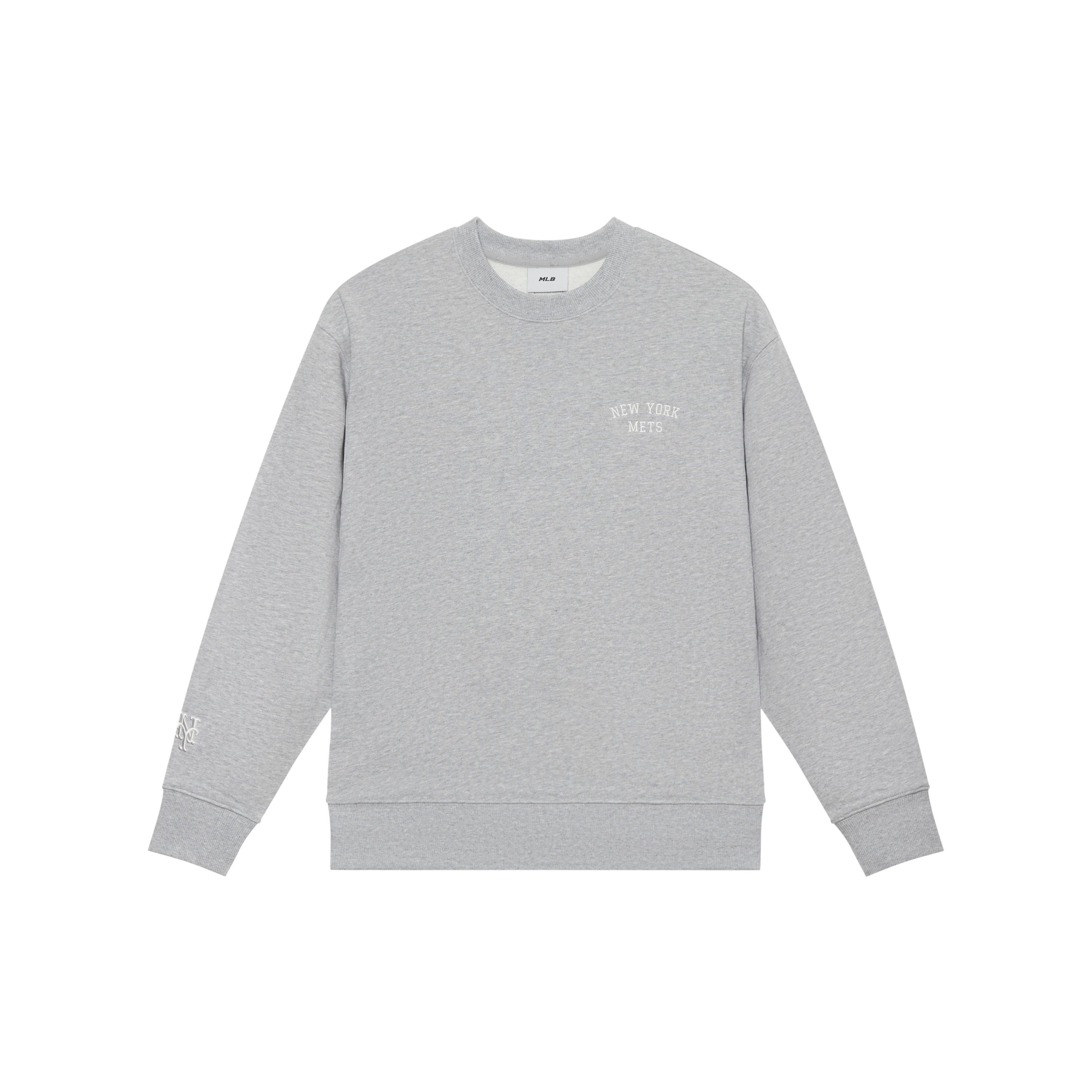 MLB Basic Collection New York Mets 24FW Sweatshirt Unisex Light Gray 3AMTB0844-09MGS S