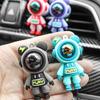 NEW Car Air Outlet Perfume Clips Cartoon Astronaut Air-Conditioning Outlets Aromatherapy Clip Interior Accessories Air-Freshener