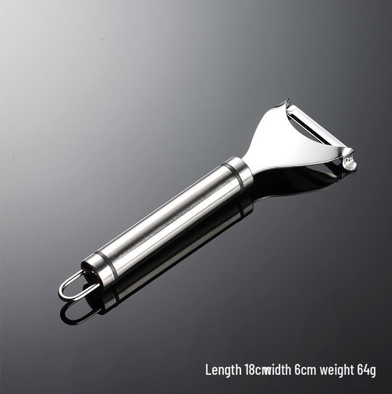 304 Stainless Steel Multifunctional Peeler and Scraper for Kitchen Use