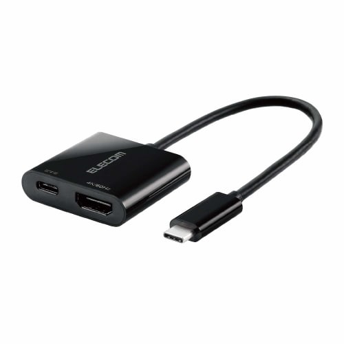 

ELECOM Docking Station USB-C HDMI Conversion TYPE-C HDMI & Power Supply Port Conversion Adapter Black [Verified Compatibility with iPhone 16 Series] A