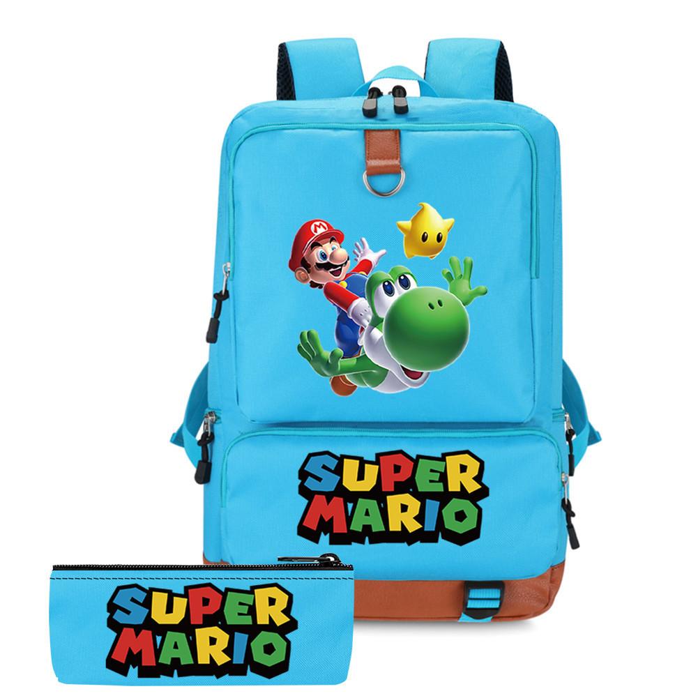Cartoon Backpack, Primary And Secondary School Schoolbag, Backpack, Pencil Case, Two-Piece Set, Computer Bag.