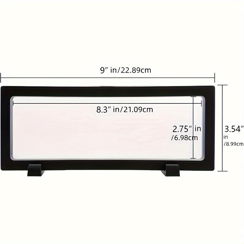 10/15 Dust Free Anti-oxidation Display Box 3D Floating Frame Jewelry Case Coins Treasure Necklaces Bracelets Display Travel Home