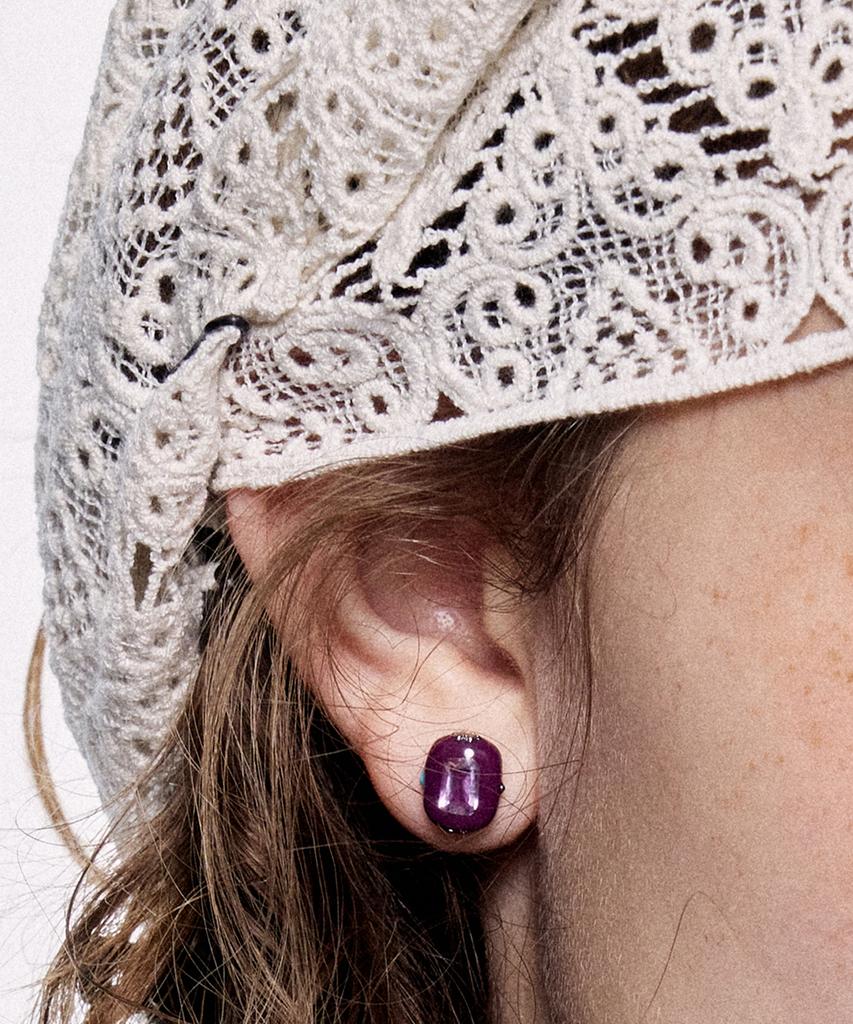 NFF Aegis Earrings-Purple