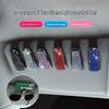Universal Car Sunglasses Clip Sun Visor Glasses Holder Box with Card Ticket Compartment for Efficiency